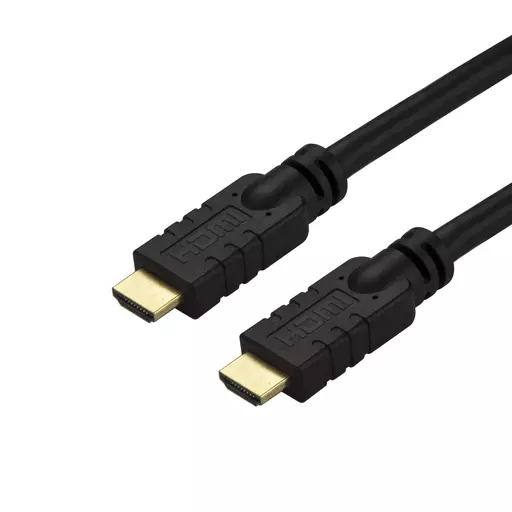 StarTech.com 30ft (10m) HDMI 2.0 Cable - 4K 60Hz Active HDMI Cable - CL2 Rated for In Wall Installation - Long Durable High Speed UHD HDMI Cable - HDR, 18Gbps - Male to Male Cord - Black