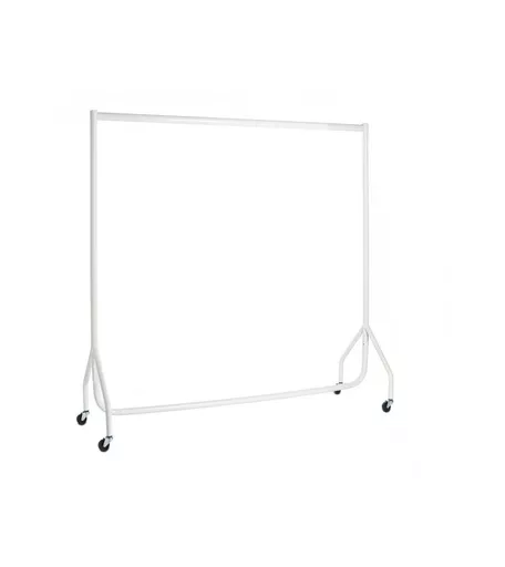 5ft Gloss White Heavy Duty Clothes Rail