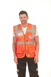 Hi-Vis Executive Open Mesh Waistcoat