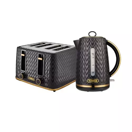 Empire Kettle & 4 Slice Toaster