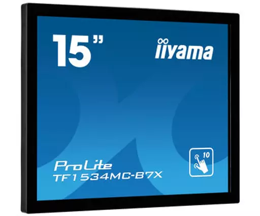 iiyama ProLite TF1534MC-B7X computer monitor 38.1 cm (15") 1024 x 768 pixels XGA LED Touchscreen Multi-user Black