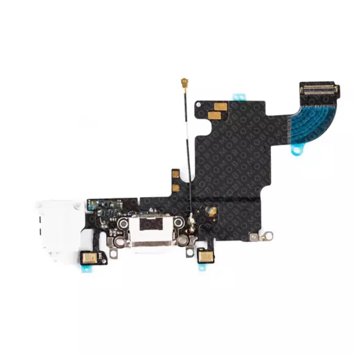 Charging Port Flex Cable (White) (CERTIFIED) - For iPhone 6S