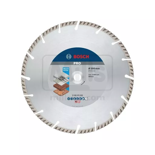 Bosch Diamond Cutting Disc 300mm x 20mm Bore