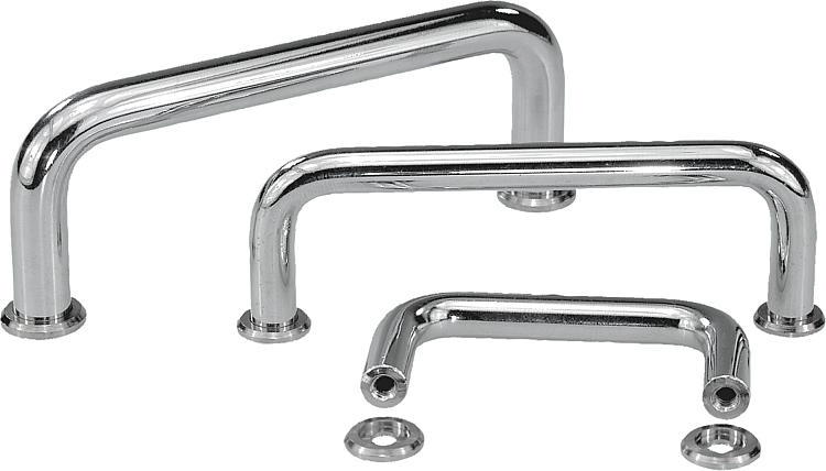 K0214 - Bow Handles Chrome Plated Length 32-250mm