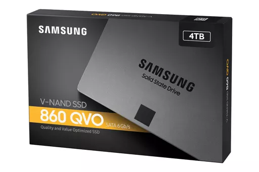 Samsung 860 QVO 2.5" 4000 GB Serial ATA III V-NAND MLC