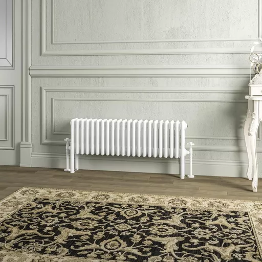 Imperia 4 Column Radiator 300 x 1010mm Gloss White