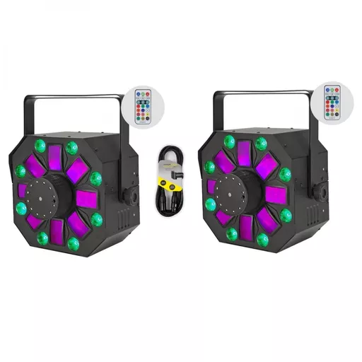 Equinox Hornet 4-In-1 Lighting Effect Twin Pack Bundle