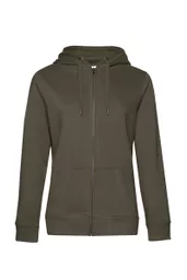 Women's Queen Zipped Hooded Sweat