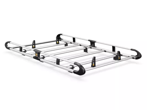 Nissan NV200 2009-2022 L1, H1 Twin Rear Doors - ULTI Rack+ (Aluminium) - 6 Bar Roof Rack