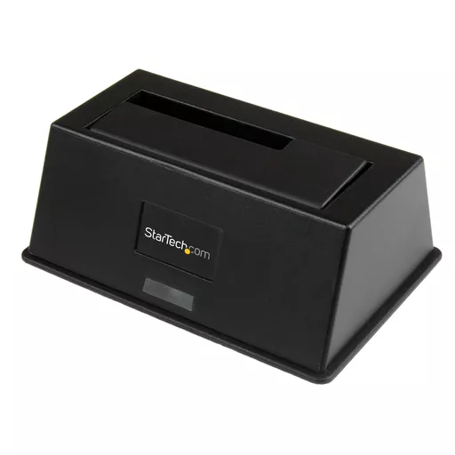 StarTech.com Single Bay USB 3.0 to SATA Hard Drive Docking Station, USB 3.0 (5 Gbps) Hard Drive Dock, External 2.5/3.5" SATA I/II/III HDD/SSD Docking Station, Top-Loading Hard Drive Bay