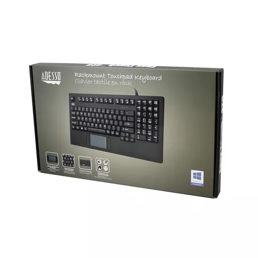 Adesso EasyTouch 425 - Rackmount Touchpad Keyboard