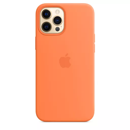 Apple iPhone 12 Pro Max Silicone Case with MagSafe - Kumquat