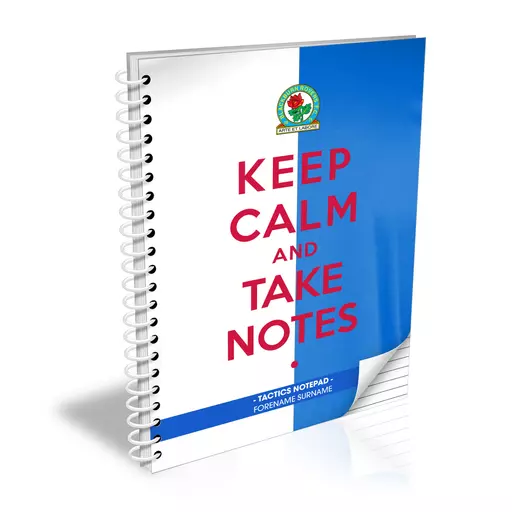Blackburn Rovers FC Keep Calm Notebook
