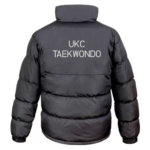UniversityOfKent_Taekwondo_GenericPuffa_Black_Back.png