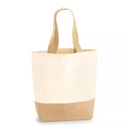 Jute Base Canvas Shopper