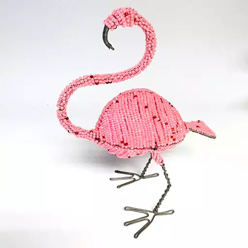 Beadwork Flamingo