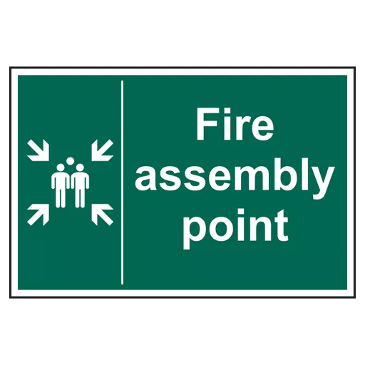 ASEC Fire Assembly Point Sign 400mm x 600mm