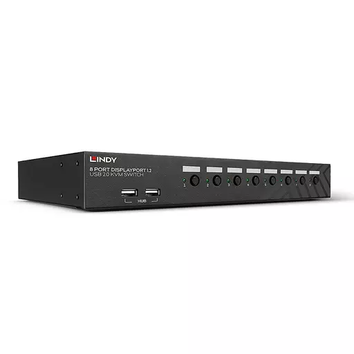 Lindy 8 Port DisplayPort 1.2 & USB 2.0 KVM Switch