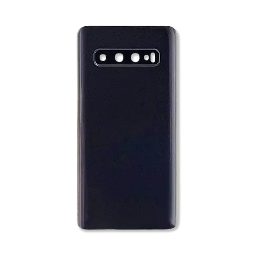 Back Cover (CERTIFIED - Aftermarket) (Prism Black) (No Logo) - For Galaxy S10 (G973)