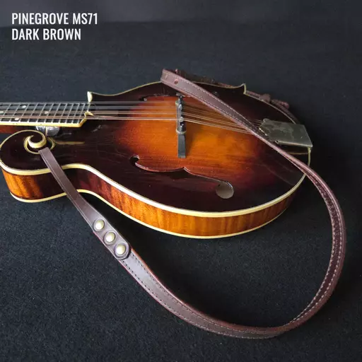 MS71 Leather Mandolin Strap