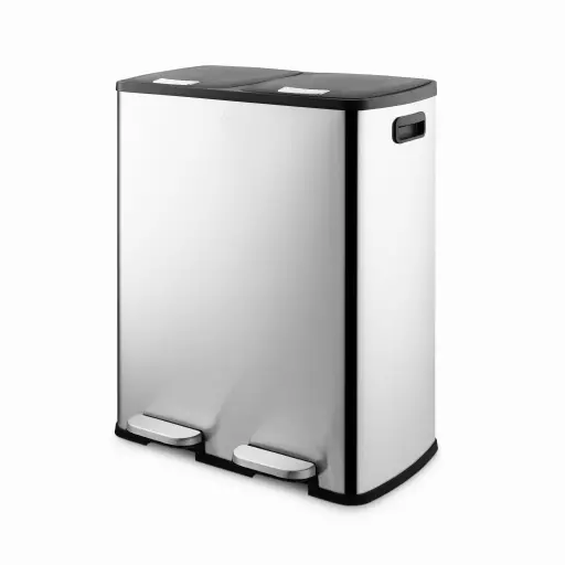 60L Recycling bin with 2 x 30L Compartments