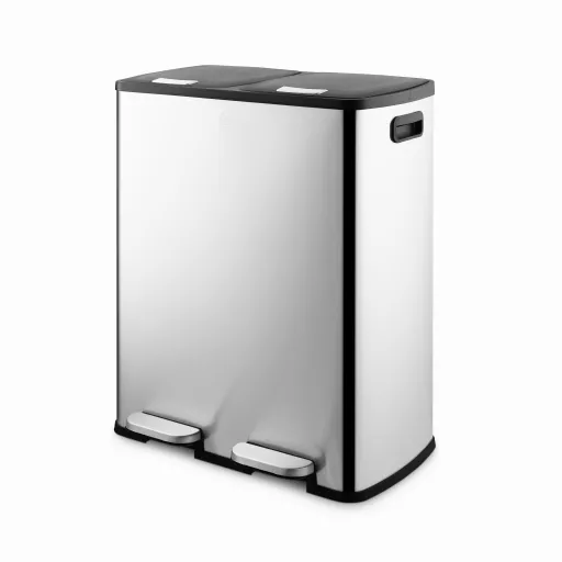 60L Recycling bin with 2 x 30L Compartments