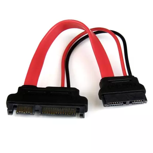 StarTech.com 6in Slimline SATA to SATA Adapter with Power - F/M