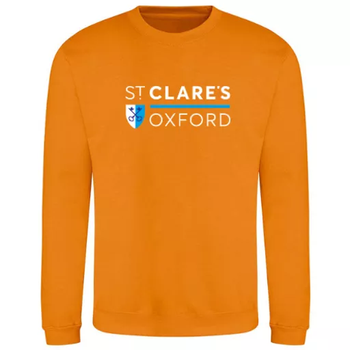 StClaresOxford_LeisureSweatshirt_PumpkinPie_Front.png