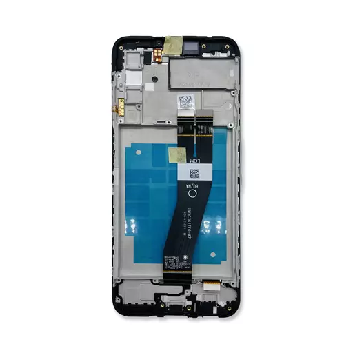 LCD Screen Assembly (With Frame) (Service Pack) (Black) - Galaxy A03s (2021) (A037) (EU Version)