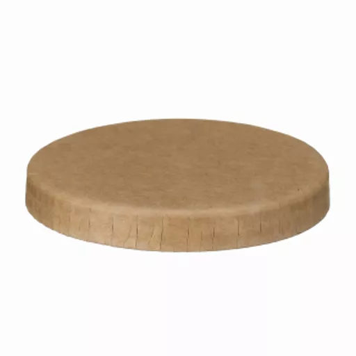 2/3/4OZ KRAFT PAPER PORTION POT LID (PE LINED) - (1X1500)