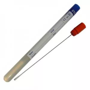 Swabs Amies Clear Pouch Alum Shaft Viscose Tip Pk100