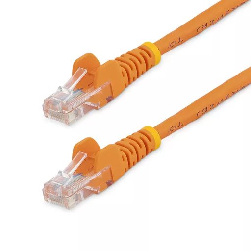 StarTech.com Cat5e Ethernet Patch Cable with Snagless RJ45 Connectors - 7 m, Orange