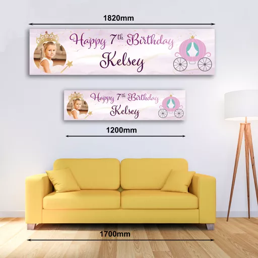 Personalised Banner - Princess Photo Banner