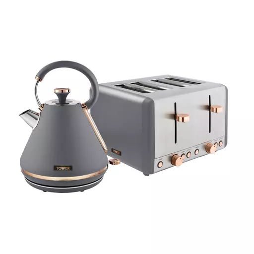 Cavaletto 4 Slice Toaster & Kettle Set