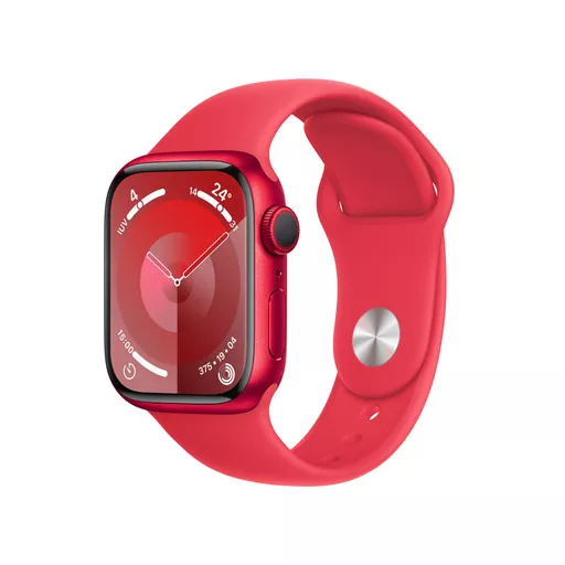 Apple Watch Series 9 41 mm Digital 352 x 430 pixels Touchscreen Red Wi-Fi GPS (satellite)