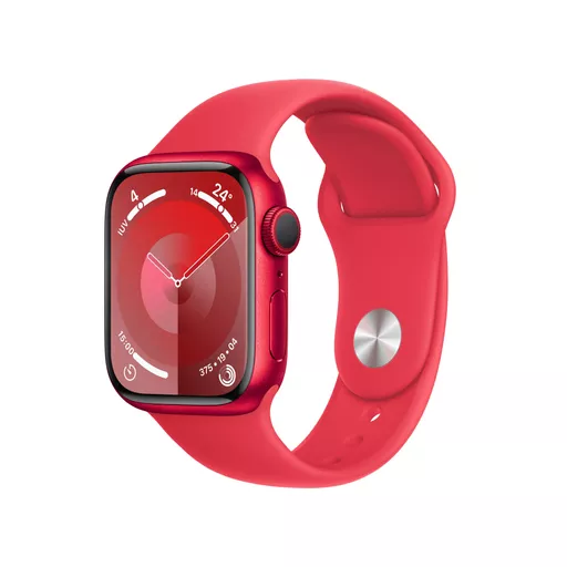 Apple Watch Series 9 GPS 41mm (PRODUCT)RED Aluminium Case w/ (PRODUCT)RED Sport Band - M/L