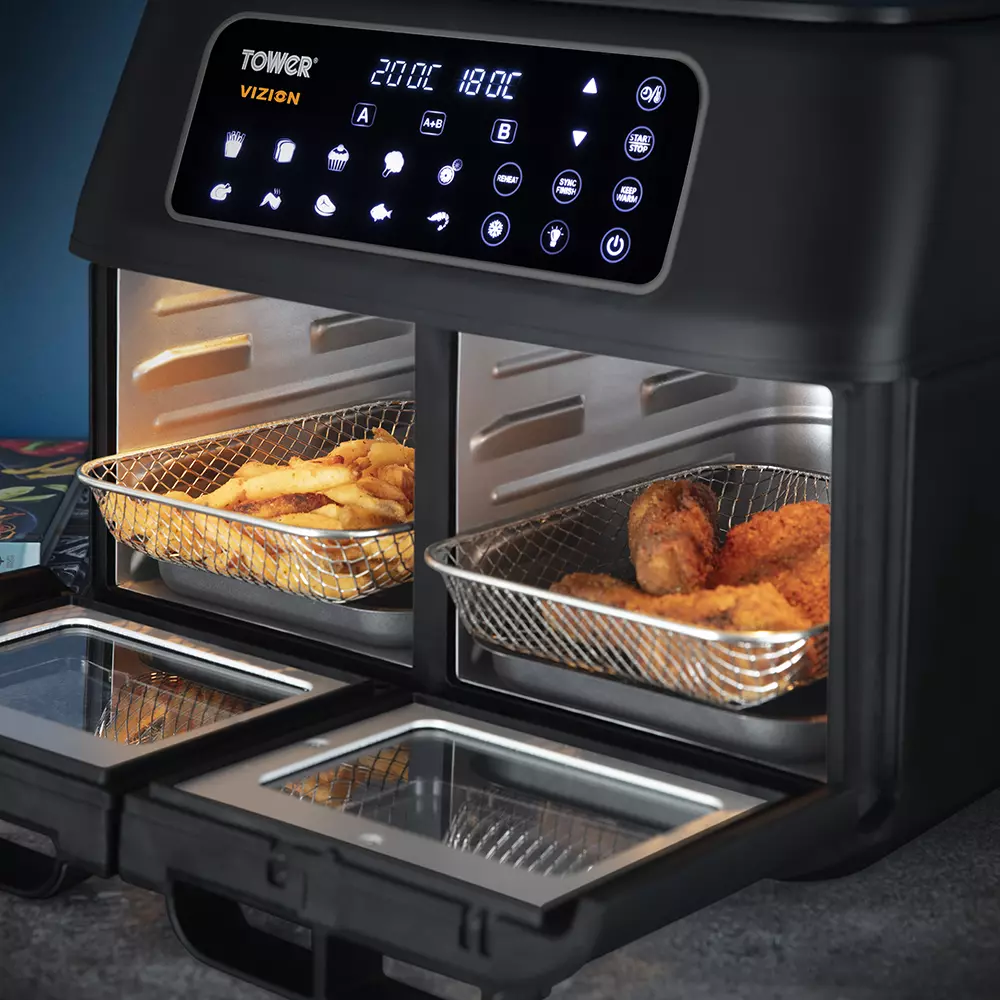 Vortx Vizion 11L Digital Dual Air Fryer Oven