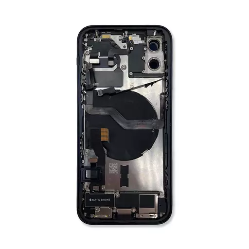 Back Housing With Internal Parts (RECLAIMED) (Grade C) (Black) (No CE Mark) - For iPhone 12