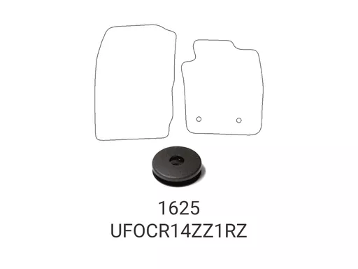 Ford Courier 2014-2023 Tailored Rubber Mats