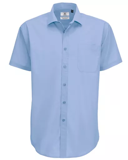 Men's Smart Short Sleeve Poplin Shirt