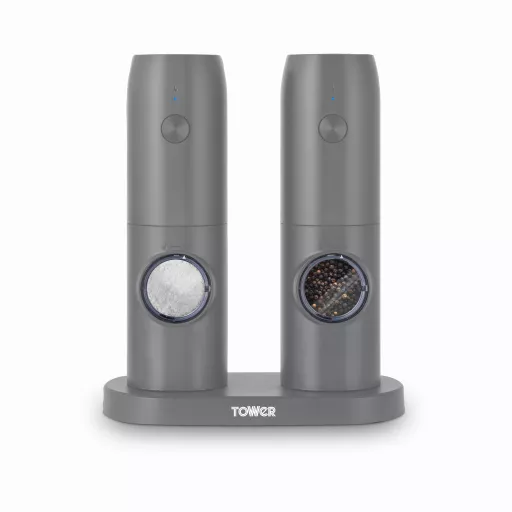 Rechargeable Salt & Pepper Mill Set