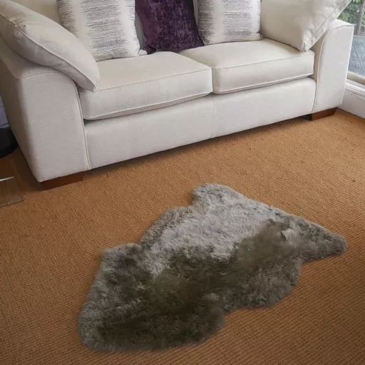 Grey Sheepskin Rug
