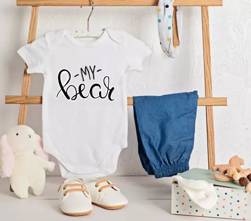 Personalised 'My Bear' Babygrow