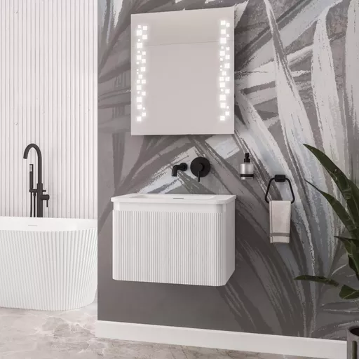 Belice 60 Ceramic Basin No Tap Holes
