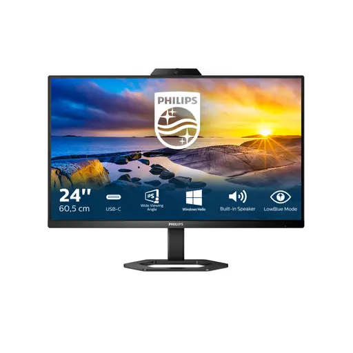 Philips 5000 series 24E1N5300HE/00 computer monitor 60.5 cm (23.8") 1920 x 1080 pixels Full HD LCD Black