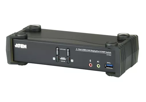 ATEN CS1922 KVM switch Black