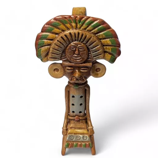 Maya Flute Figurine
