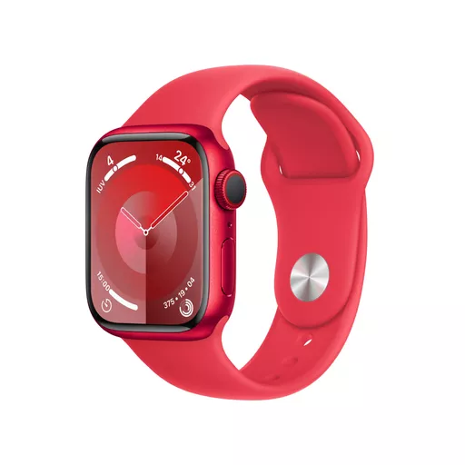 Apple Watch Series 9 GPS + Cellular 41mm (PRODUCT)RED Aluminium Case w/ (PRODUCT)RED Sport Band - M/L