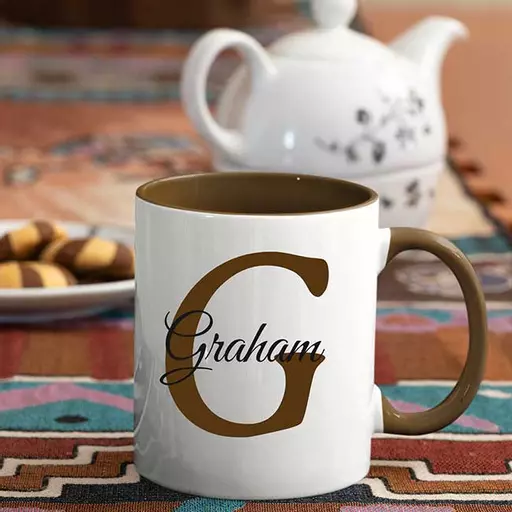 Personalised Name and Initial Mug