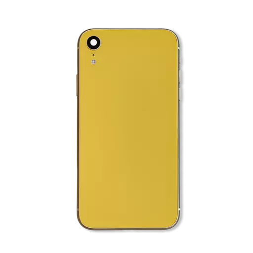 Back Housing With Internal Parts (Yellow) (No Logo) - For iPhone XR